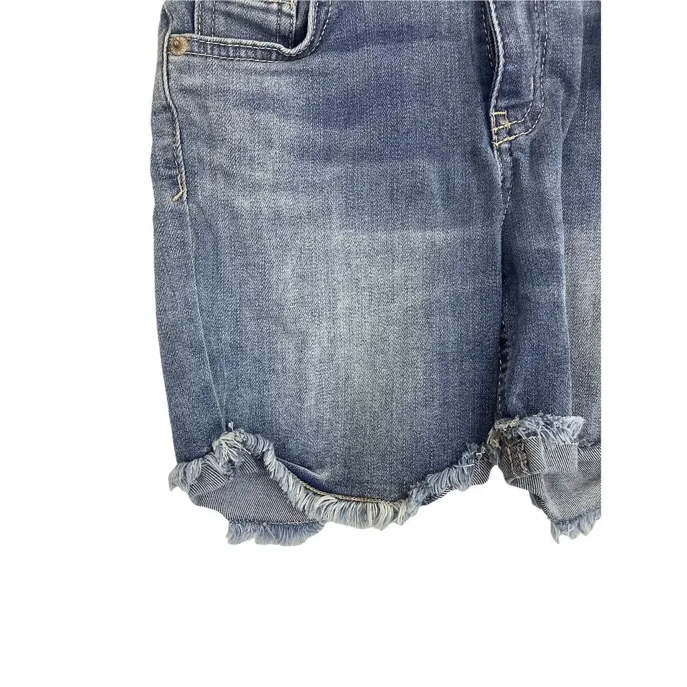 Cat & Jack Girl's Denim Midi Jean Shorts Kid's Youth Size Small 6/6X